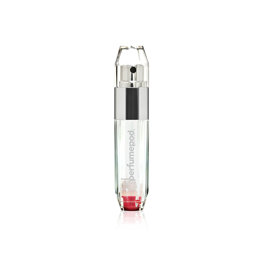 Produktbild för Travalo Perfume Pod Crystal refillable perfume sprayer 5 ml Silver