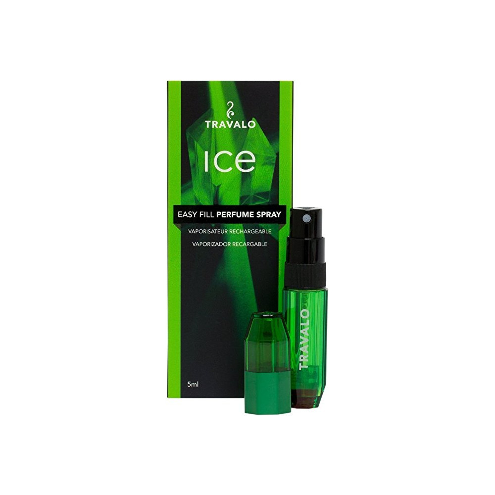 Produktbild för Travalo Perfume Pod Ice refillable perfume sprayer 5 ml Green