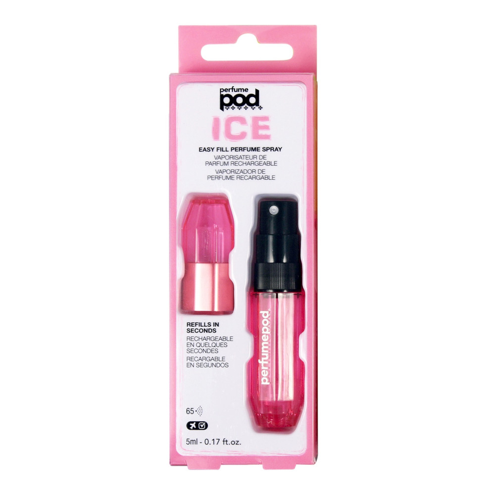 Produktbild för Travalo Perfume Pod Ice refillable perfume sprayer 5 ml Pink