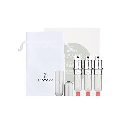 Travalo Travalo Classic HD refillable perfume sprayer gift setSilver