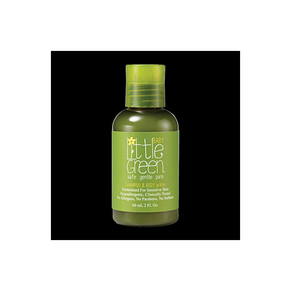 Produktbild för Little Green BABY Shampoo & Body Wash šampon a sprchový gel v jednom pro děti 0-3 60 ml