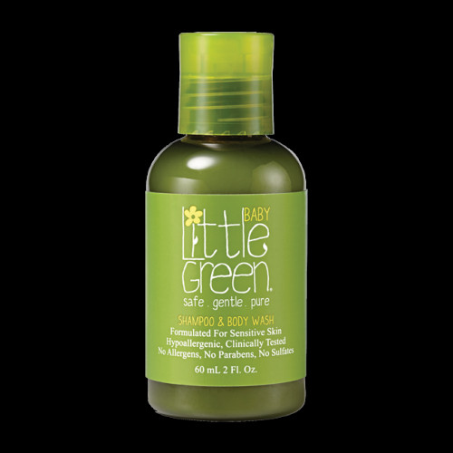 Little Green Little Green BABY Shampoo & Body Wash šampon a sprchový gel v jednom pro děti 0-3 60 ml
