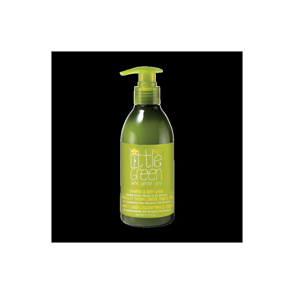 Produktbild för Little Green BABY Shampoo & Body Wash šampon a sprchový gel v jednom pro děti 0-3 240 ml