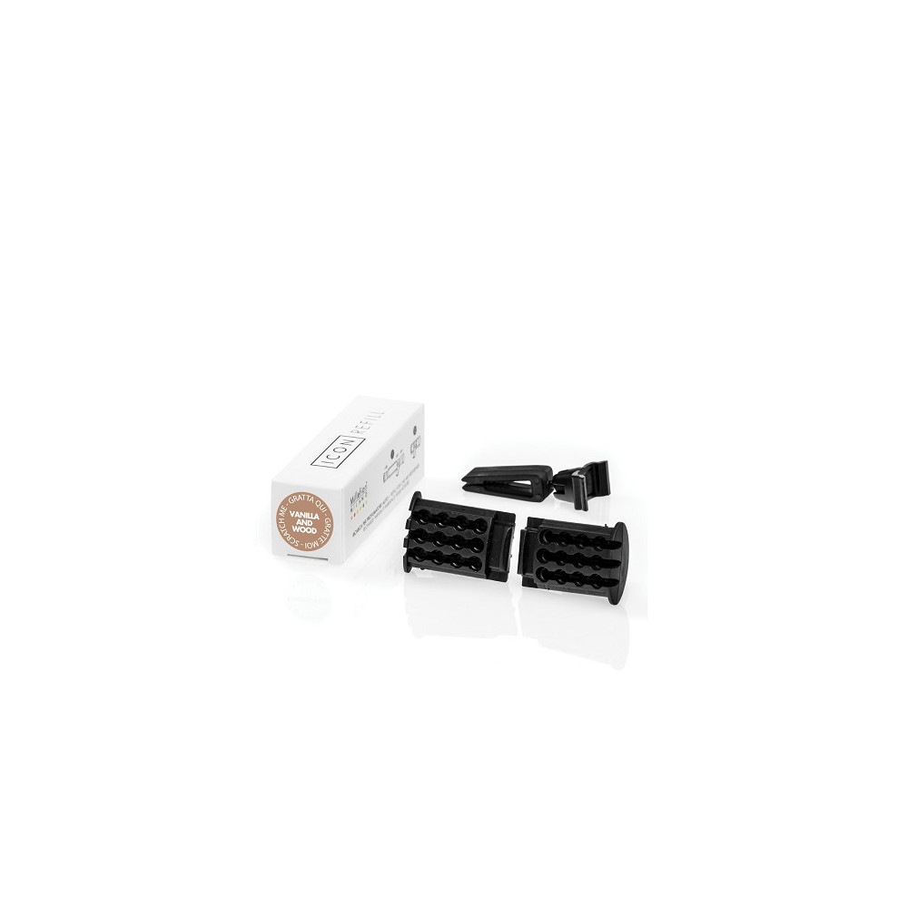 Produktbild för Millefiori Milano Icon Vanilla & Wood refill for car