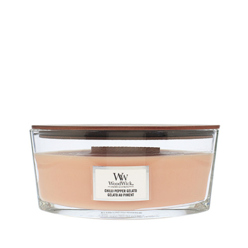 WoodWick WoodWick Chilli Pepper Gelato scented candle with wooden wick 453,6 g