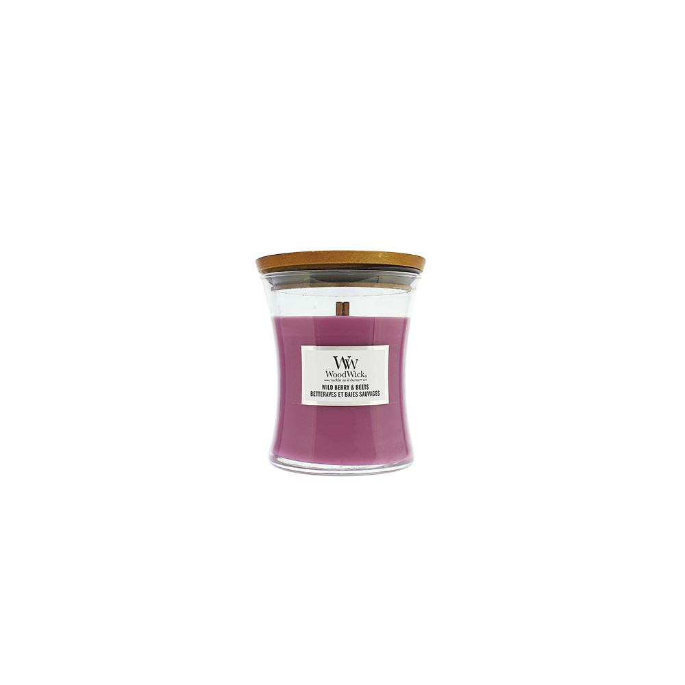 Produktbild för WoodWick Wild Berry & Beets scented candle with wooden wick 275 g