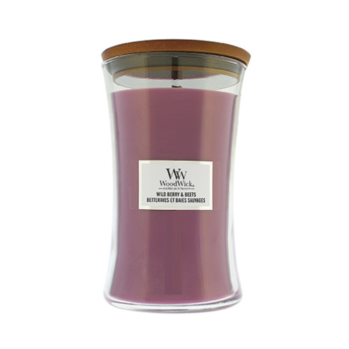WoodWick WoodWick Wild Berry & Beets scented candle with wooden wick 609,5 g
