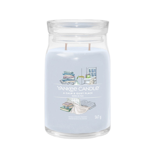 Yankee Candle Yankee Candle A Calm & Quiet Place signature svíčka velká 567 g