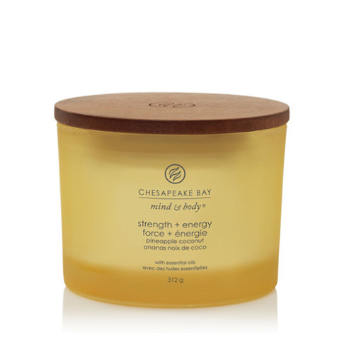 Chesapeake Bay Chesapeake Bay Strength + Energy vonná svíčka se 3 knoty 312 g