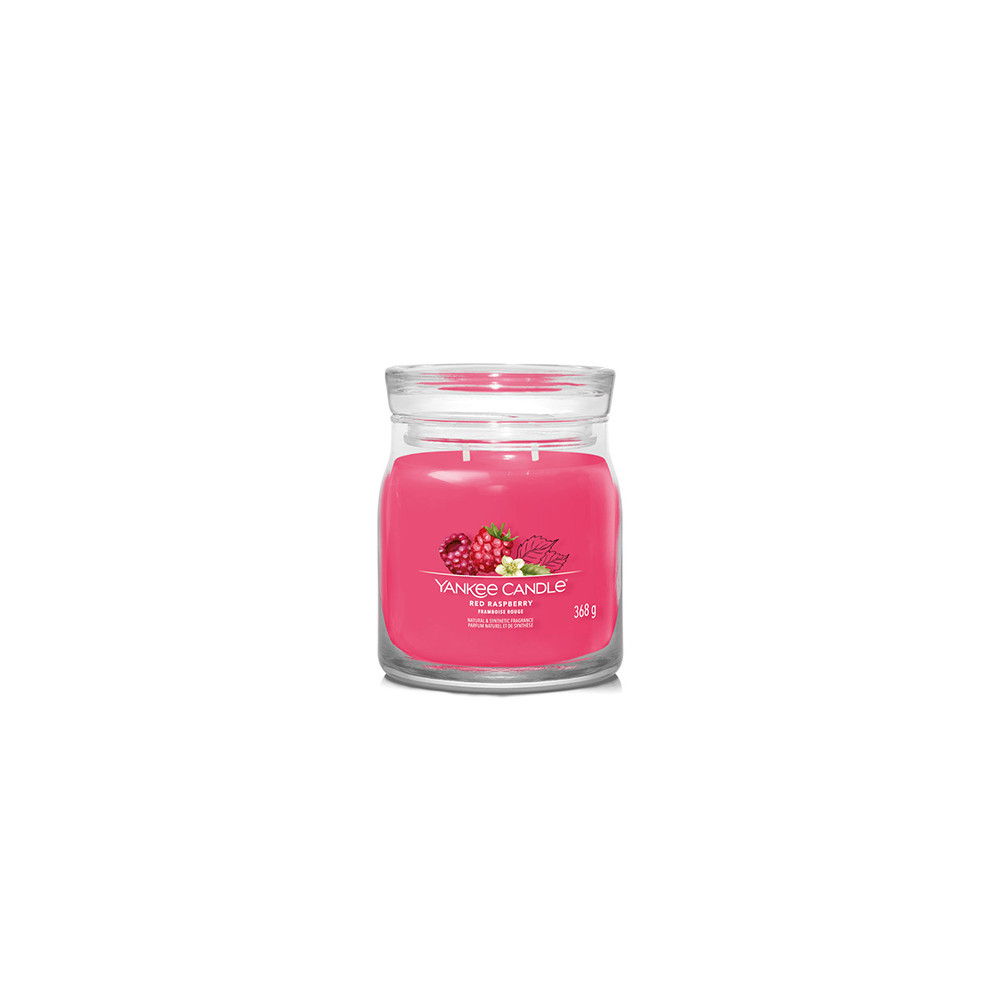 Produktbild för Yankee Candle Signature Red Raspberry vonná svíčka 368 g