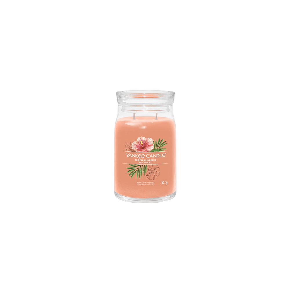 Produktbild för Yankee Candle Tropical Breeze signature svíčka velká 567 g