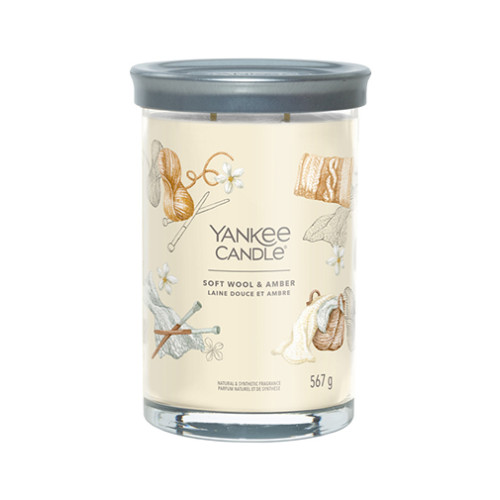 Yankee Candle Yankee Candle Soft Wool & Amber signature tumbler velký 567 g