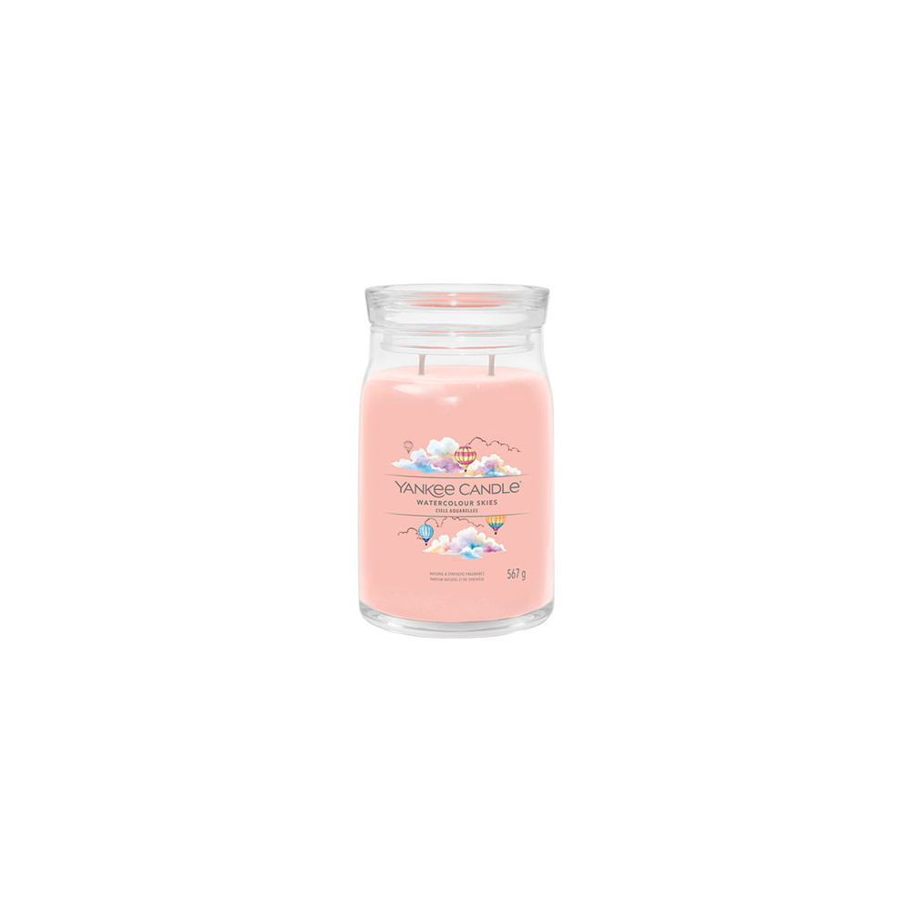 Produktbild för Yankee Candle Watercolour Skies signature svíčka velká 567 g