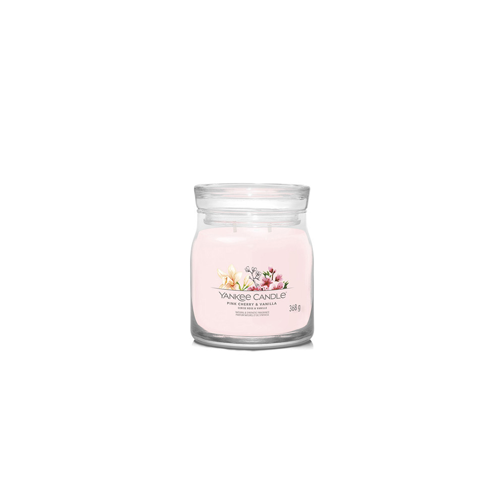 Produktbild för Yankee Candle Pink Cherry & Vanilla signature svíčka střední 368 g
