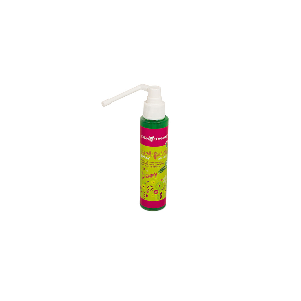 Produktbild för Farm Company Menthol Spray Toothpaste zubní pasta ve spreji pro kočky a psy 100 ml