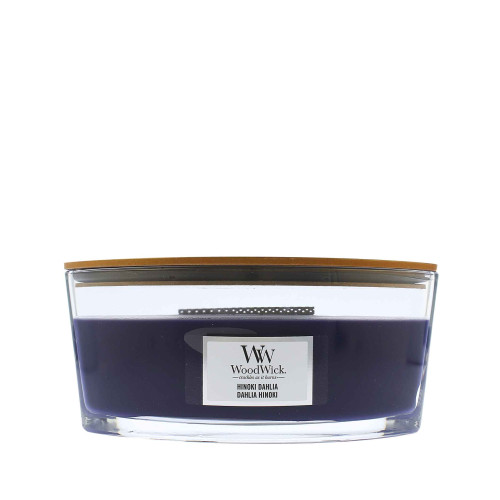 WoodWick WoodWick Hinoki Dahlia vonná svíčka s dřevěným knotem 453,6 g
