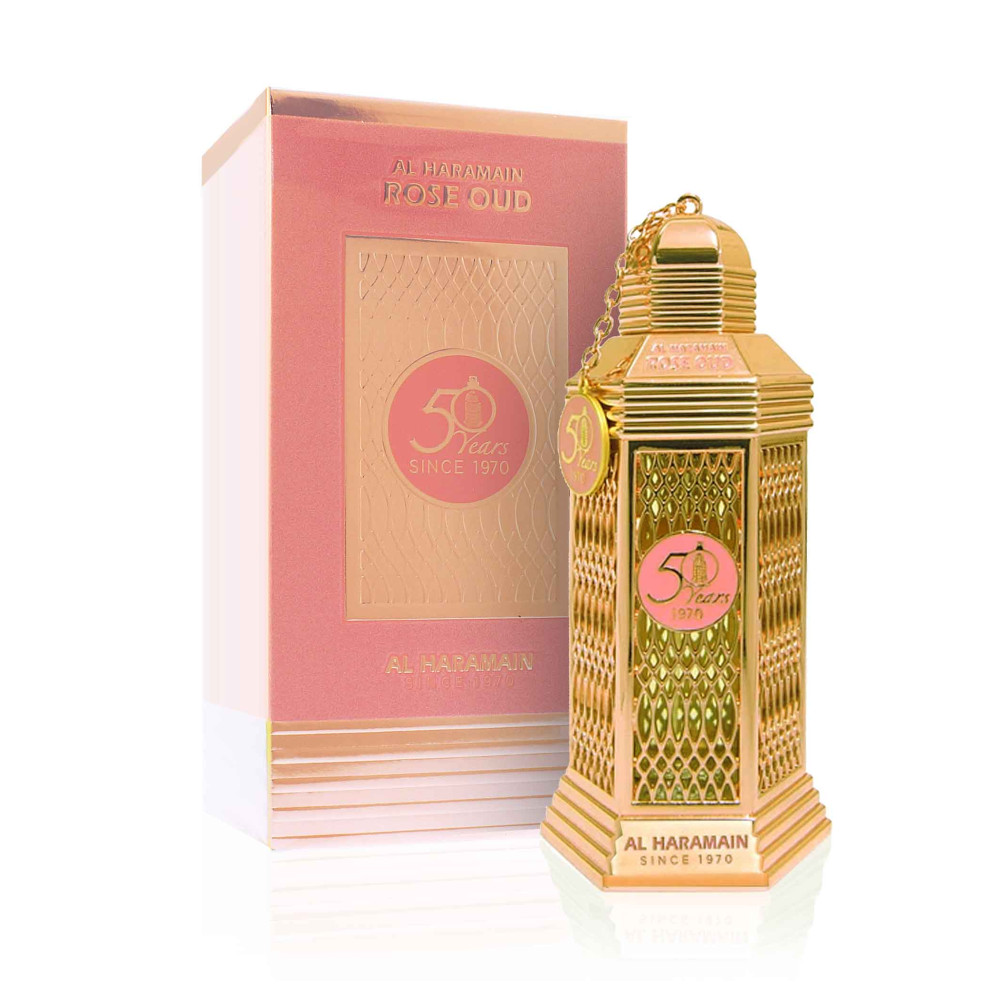 Produktbild för Al Haramain Rose Oud 50 Years EDP U 100ml