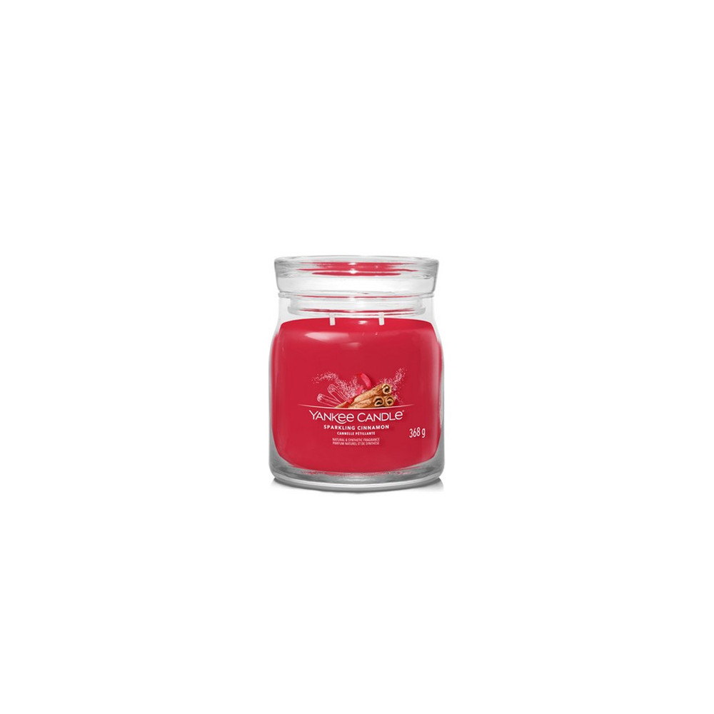 Produktbild för Yankee Candle Sparkling Cinnamon signature svíčka střední 368 g