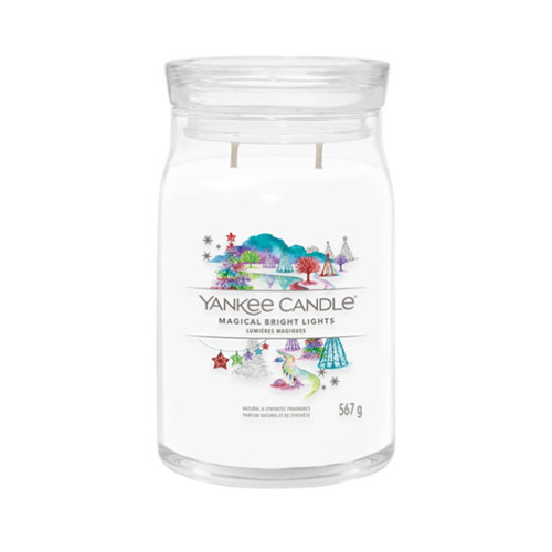 Yankee Candle Magical Bright Lights signature svíčka velká 567 g - Doftljus & Doftpinnar