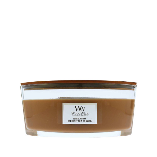 WoodWick WoodWick Santal Myrrh vonná svíčka s dřevěným knotem 453,6 g