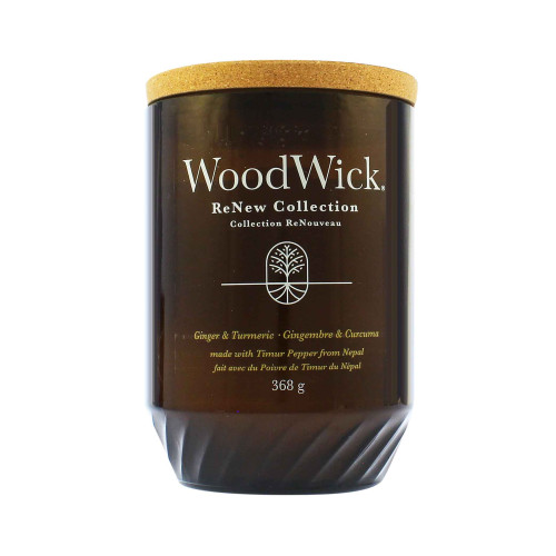 WoodWick WoodWick ReNew Ginger & Turmeric svíčka velká 368 g