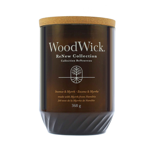 WoodWick WoodWick ReNew Incense & Myrrh svíčka velká 368 g
