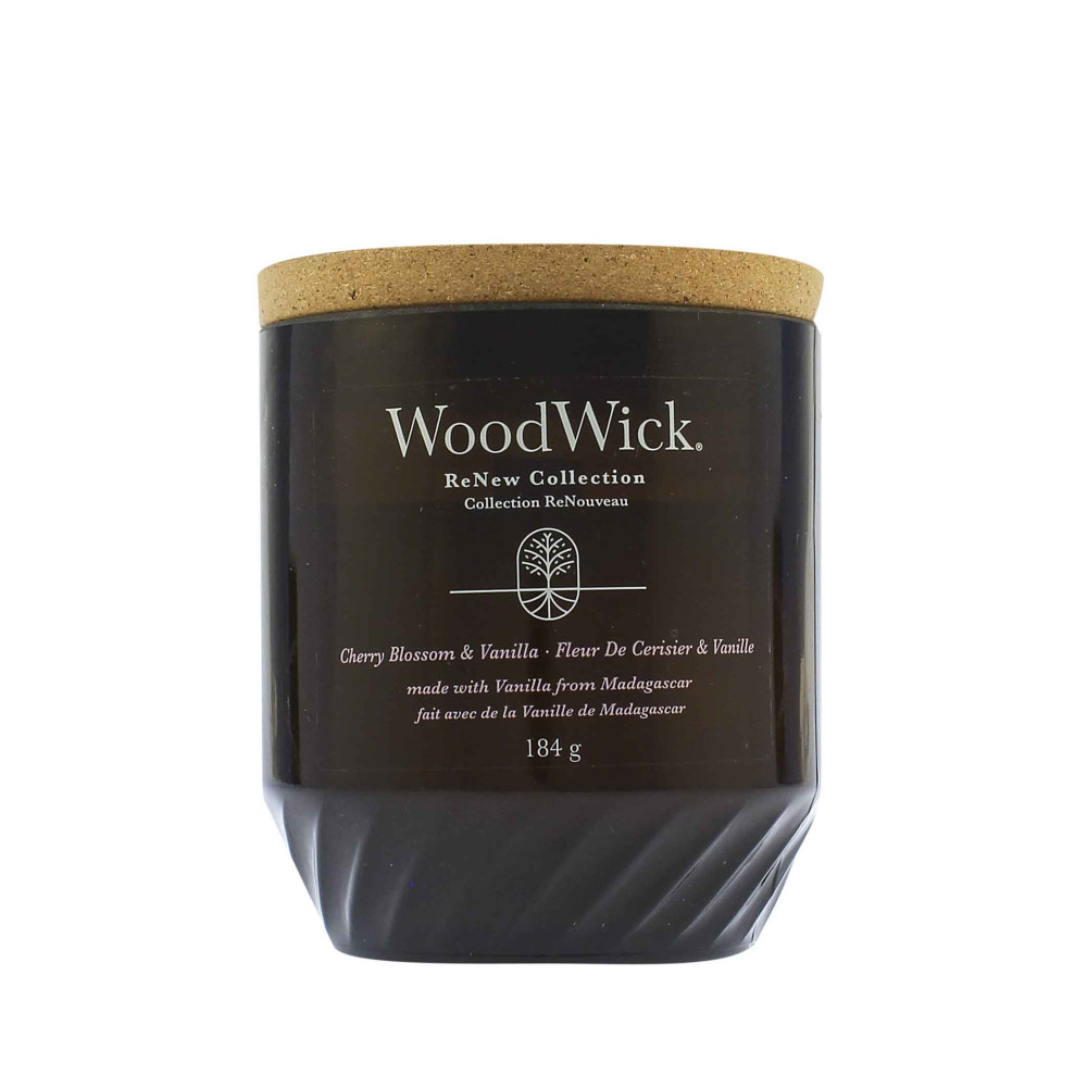 Produktbild för WoodWick ReNew Cherry Blossom & Vanilla svíčka střední 184 g