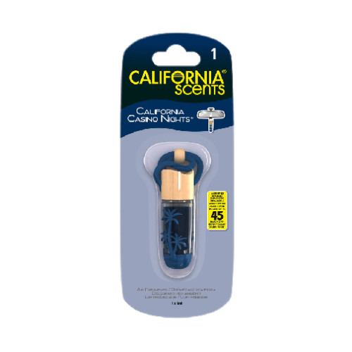California Scents California Scents Hanging Vial California Casino Nights vůně do auta 5 ml