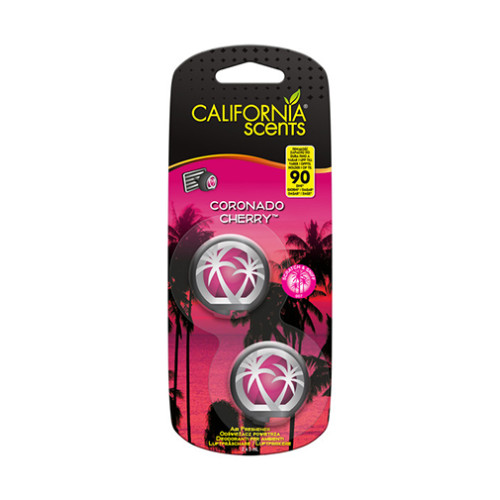 California Scents California Scents Mini Diffuser Coronado Cherry vůně do auta 2 x 3 ml
