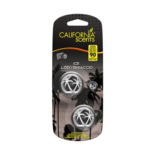 California Scents California Scents Mini Diffuser Ice vůně do auta 2 x 3 ml