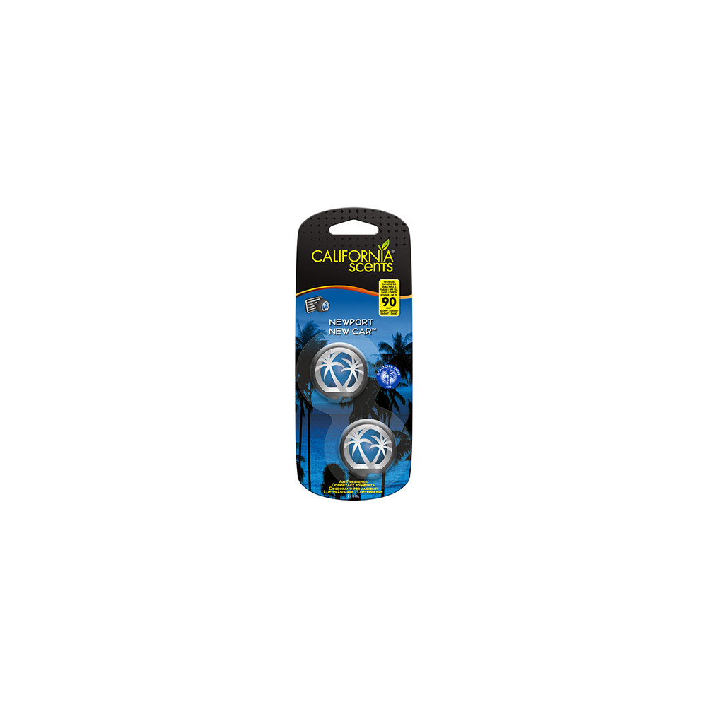 Produktbild för California Scents Mini Diffuser Newport New Car vůně do auta 2 x 3 ml