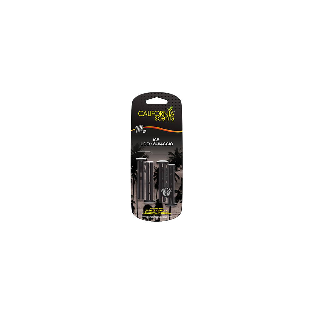 Produktbild för California Scents Vent Stick Ice vůně do auta 4 ks