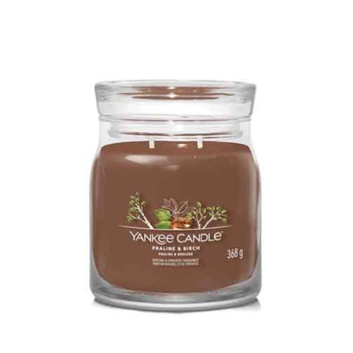 Yankee Candle Yankee Candle Praline & Birch signature svíčka střední 368 g