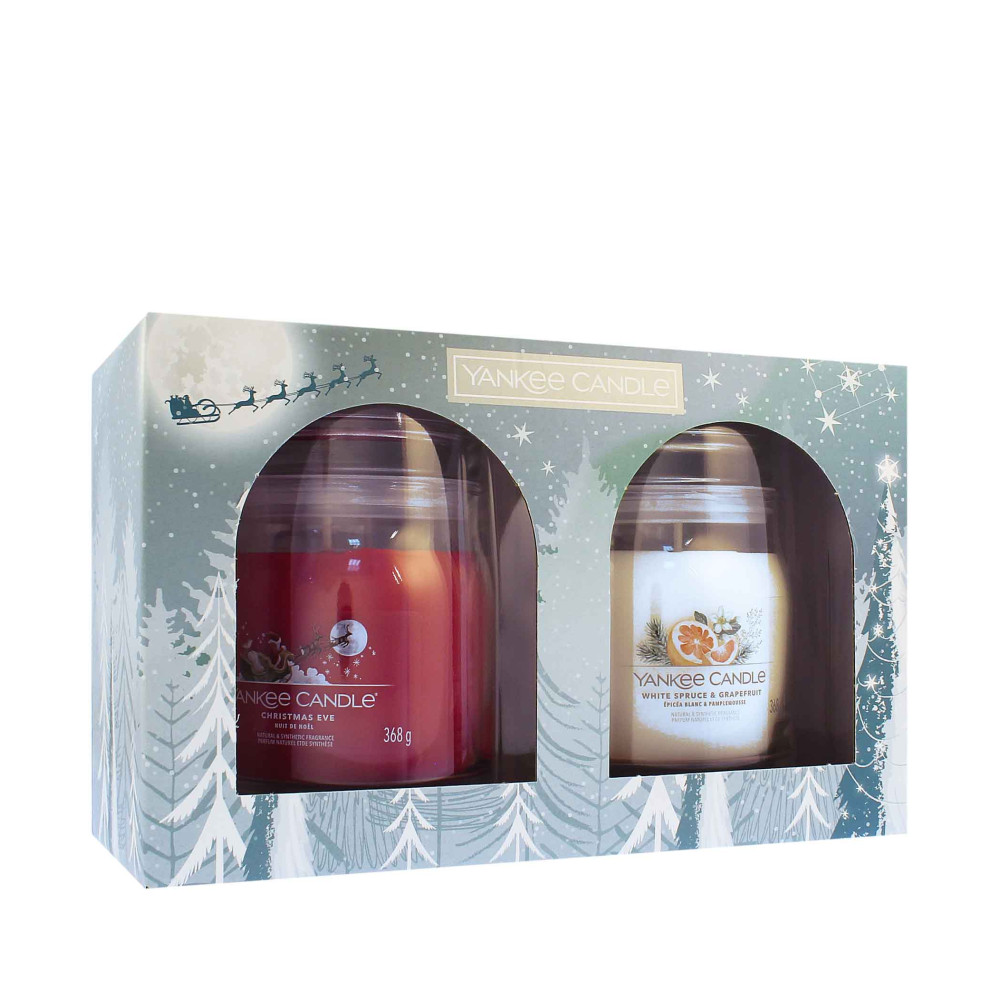 Produktbild för Yankee Candle Bright Lights SET Signature (Candle Medium 2x368g)