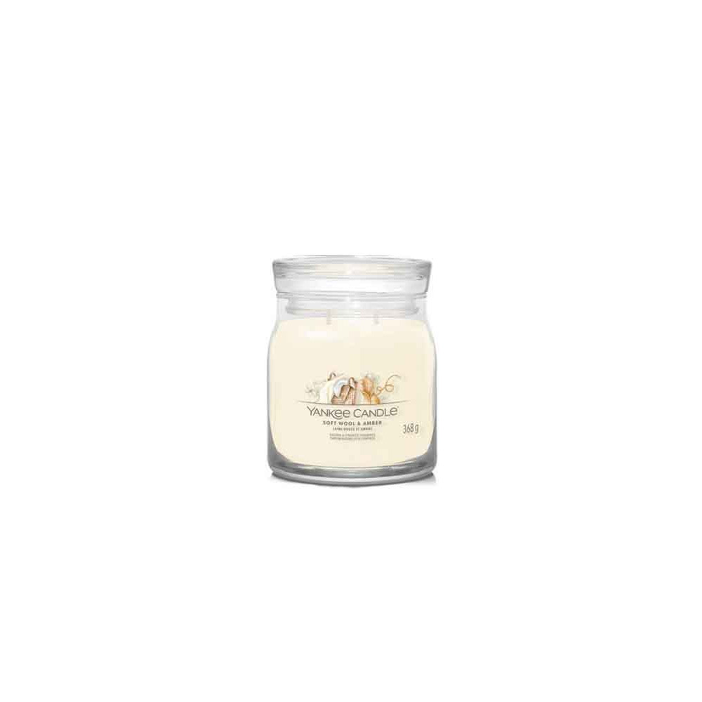 Produktbild för Yankee Candle Soft Wool & Amber signature svíčka střední 368 g