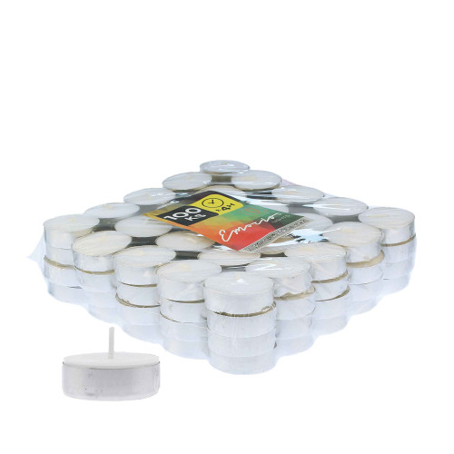 Emocio Emocio Lights 4h Tealight Candle 100pcs