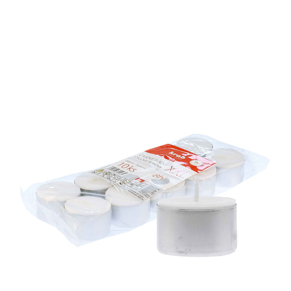 Produktbild för Krab XXL 8h Tealight Candle 10pcs