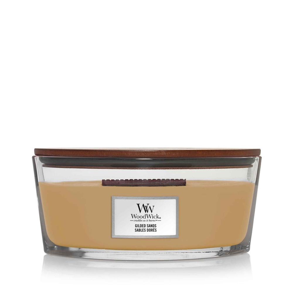 Produktbild för Woodwick Gilded Sands Scented Candle With Wooden Wick 453,6g