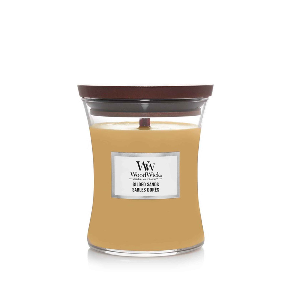 Produktbild för Woodwick Gilded Sands Scented Candle With Wooden Wick 275g