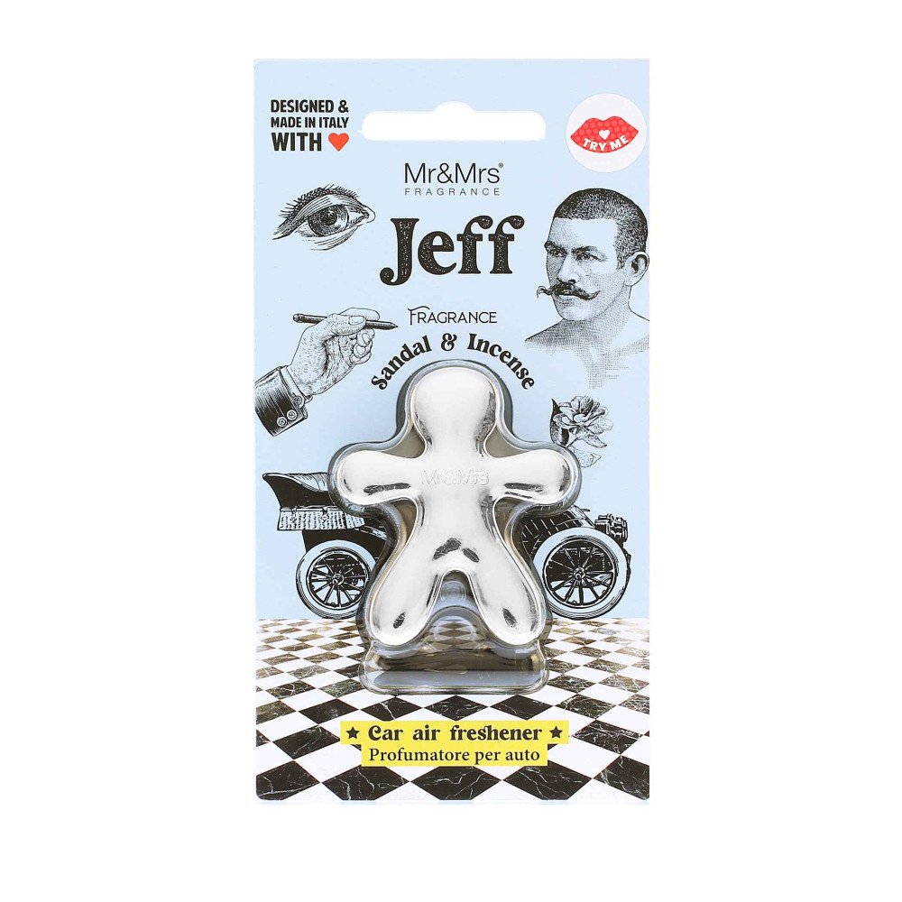 Produktbild för Mr&Mrs Fragrance Jeff Sandal & Incense Car Air Freshener