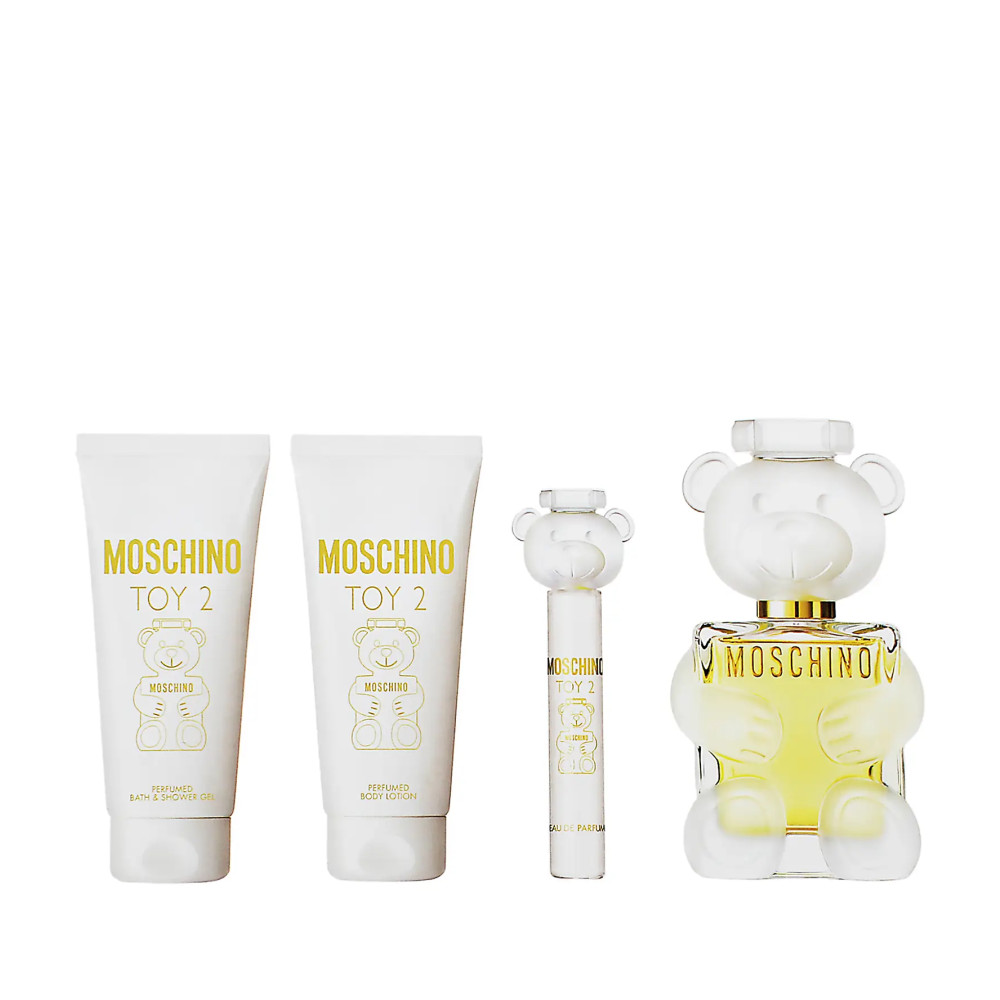 Produktbild för Moschino Toy 2 SET W (EDP 100ml + Body Lotion 100ml + SG 100ml + EDP 10ml)