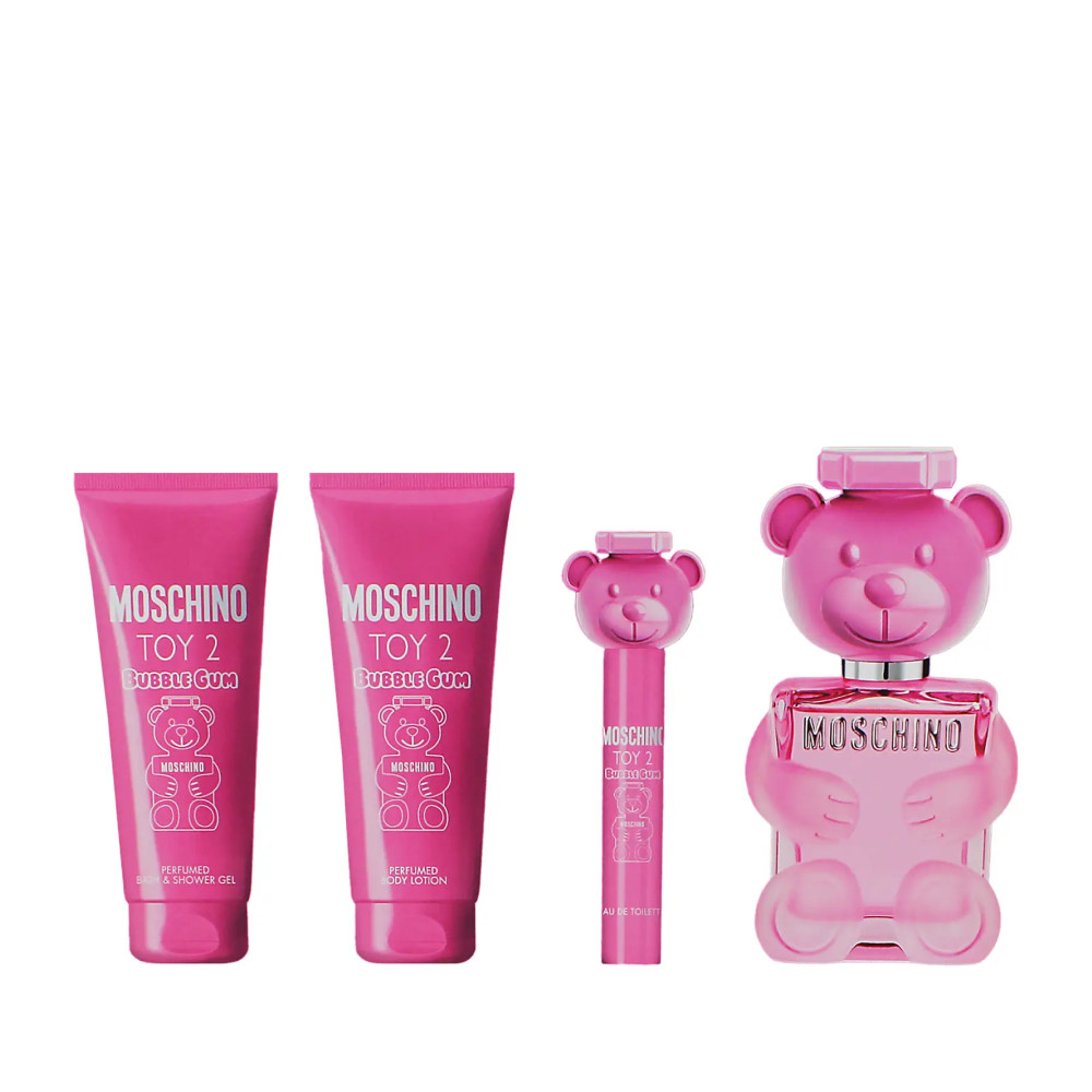 Produktbild för Moschino Toy 2 Bubble Gum SET W (EDT 100ml + Body Lotion 100ml + SG 100ml + EDT 10ml)