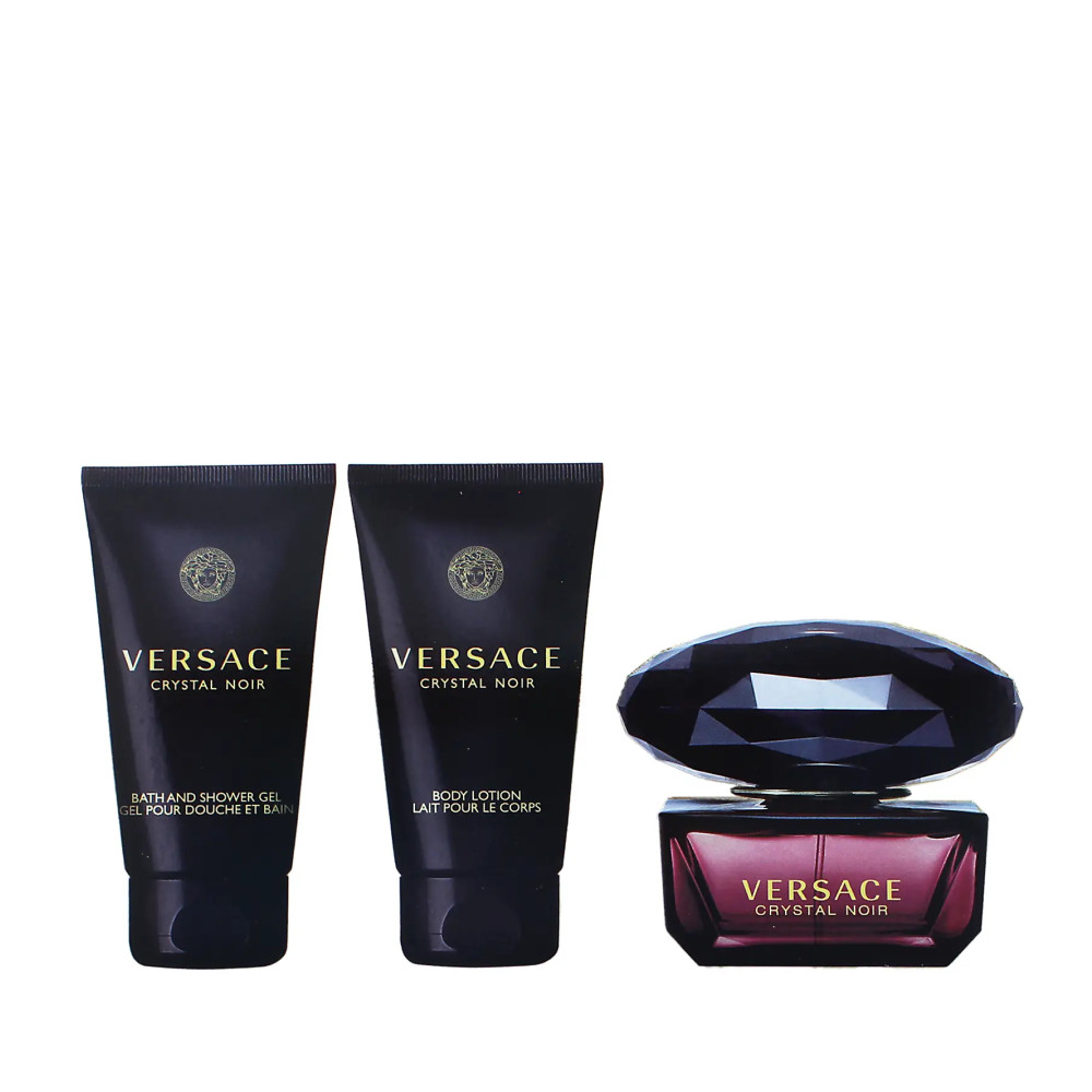 Produktbild för Versace Crystal Noir SET W (EDP 50ml + BL 50ml + SG 50ml)