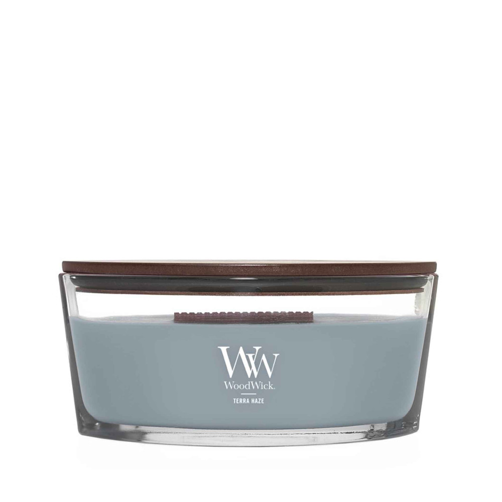 Produktbild för WoodWick Terra Haze Candle With Wooden Wick 453,6g