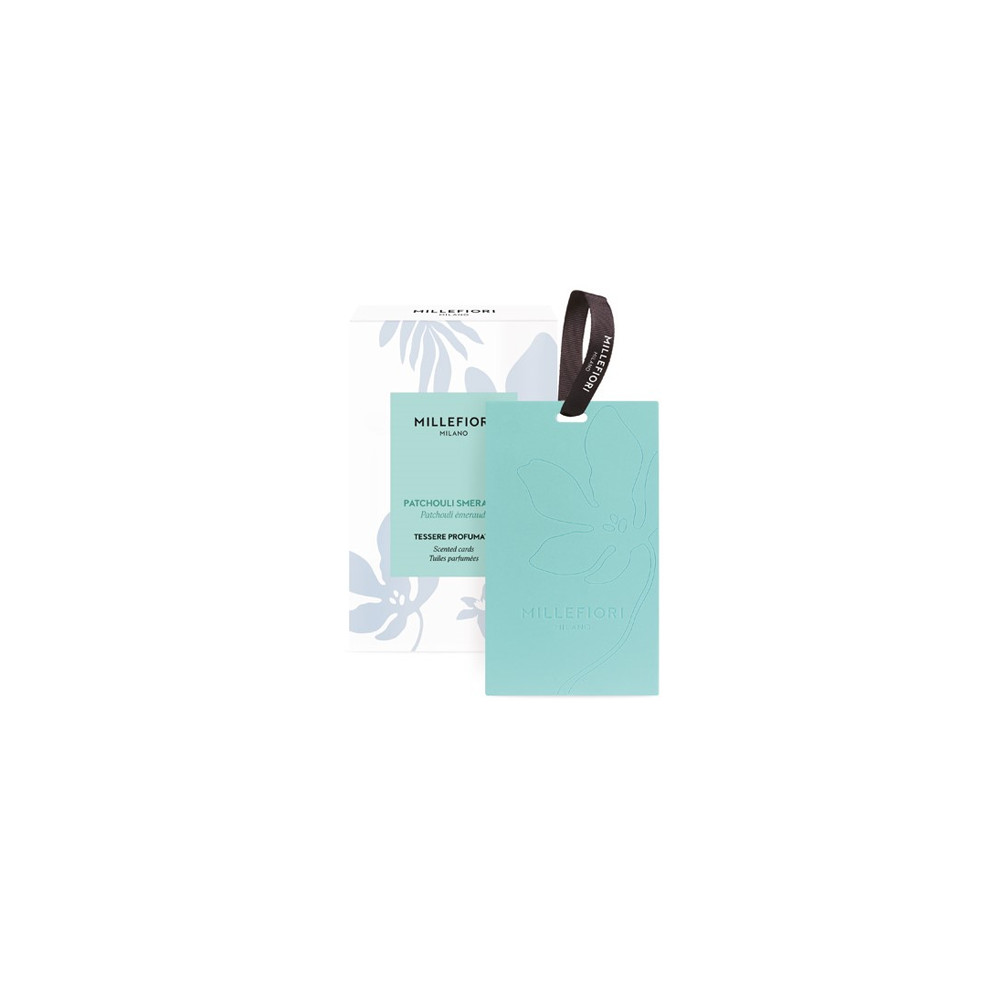 Produktbild för Millefiori Patchouli Smeraldo Scented Cards 3pcs