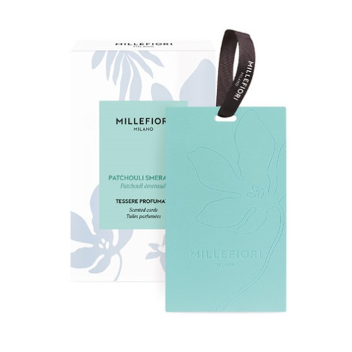 Millefiori Millefiori Patchouli Smeraldo Scented Cards 3pcs