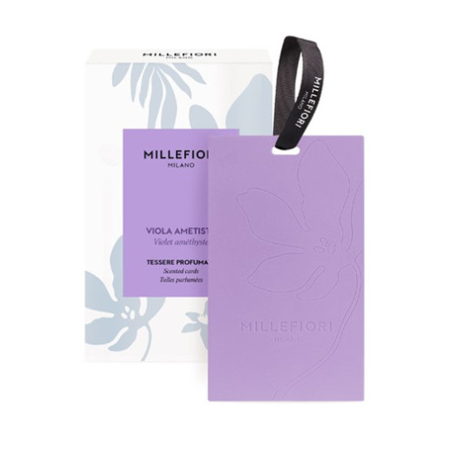 Millefiori Millefiori Viola Ametista Scented Cards 3pcs