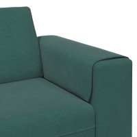 Produktbild för Vardagsrumsoffa Mörkgrön 250 x 77 x 76 cm