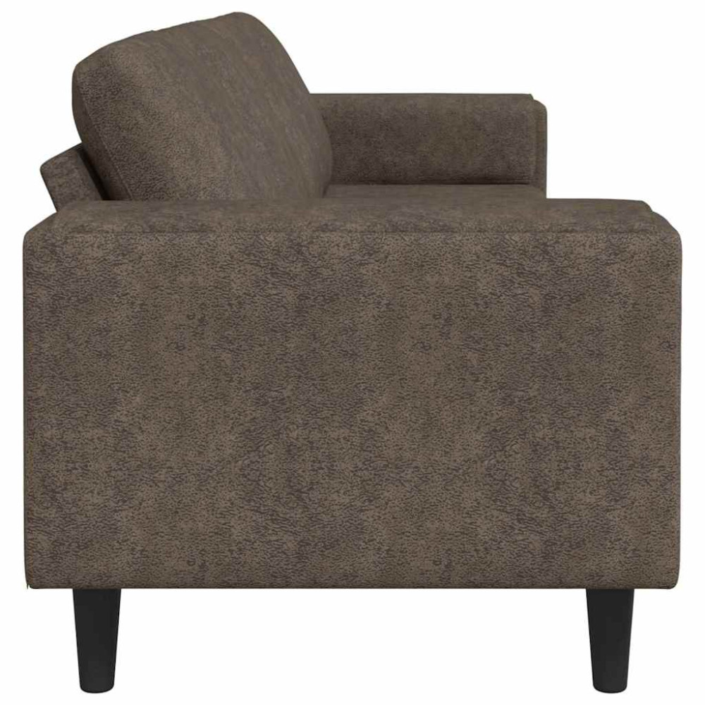 Produktbild för Vardagsrumsoffa Mörkgrå 250 x 77 x 76 cm