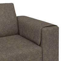 Produktbild för Vardagsrumsoffa Mörkgrå 250 x 77 x 76 cm